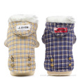 New Comfortable Plaid Coat Winter Dog Clothes